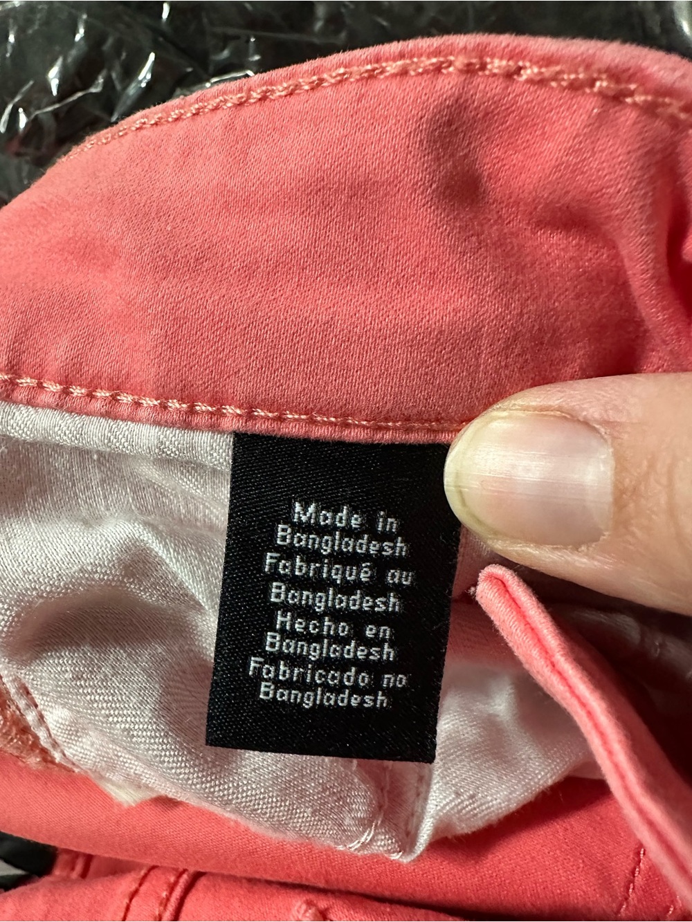 Calvin Klein Coral Pink Skinny Pants | Mid Rise Stretch Slim Fit | Sz 8 - Picture 9 of 14